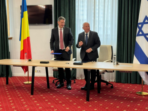 שר החקלאות, אבי דיכטר uנשיא רשות מנהל החירום של רומניה